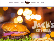 Tablet Screenshot of jackscitygrill.com